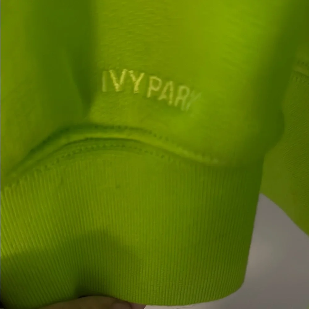 NWT IVY PARK x Adidas Lime Green Hoodie XS - Picture 3 of 8